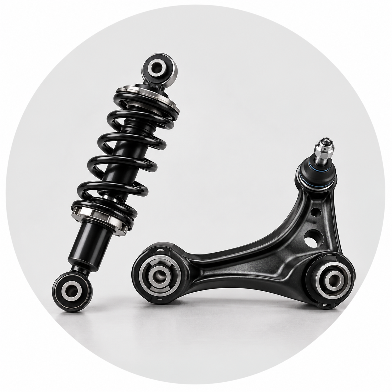 Automotive Suspension Parts Studio Render